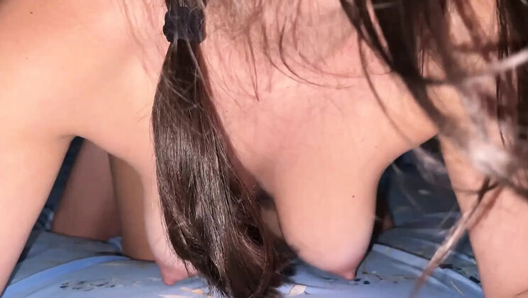 Amateur Couple Doggy Style: BF Drills Her Big Ass From Behind